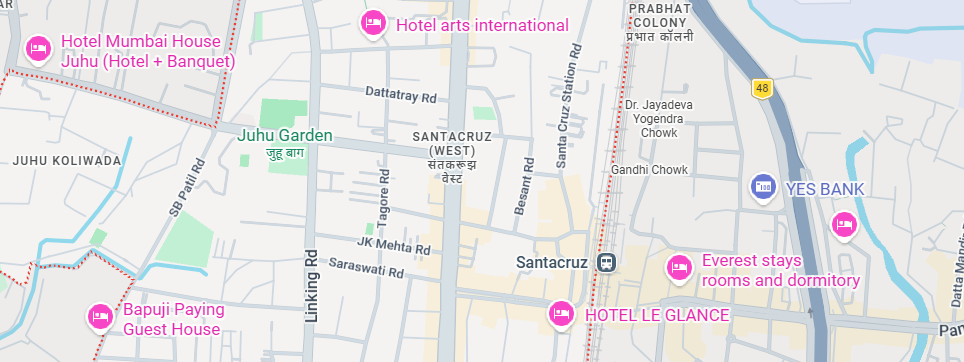Arvind Santacruz West Location